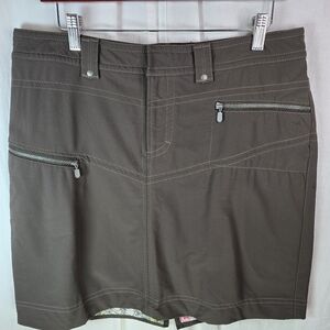 Athleta Womens_skirt With 4 Pockets Size 12 In Dark Green